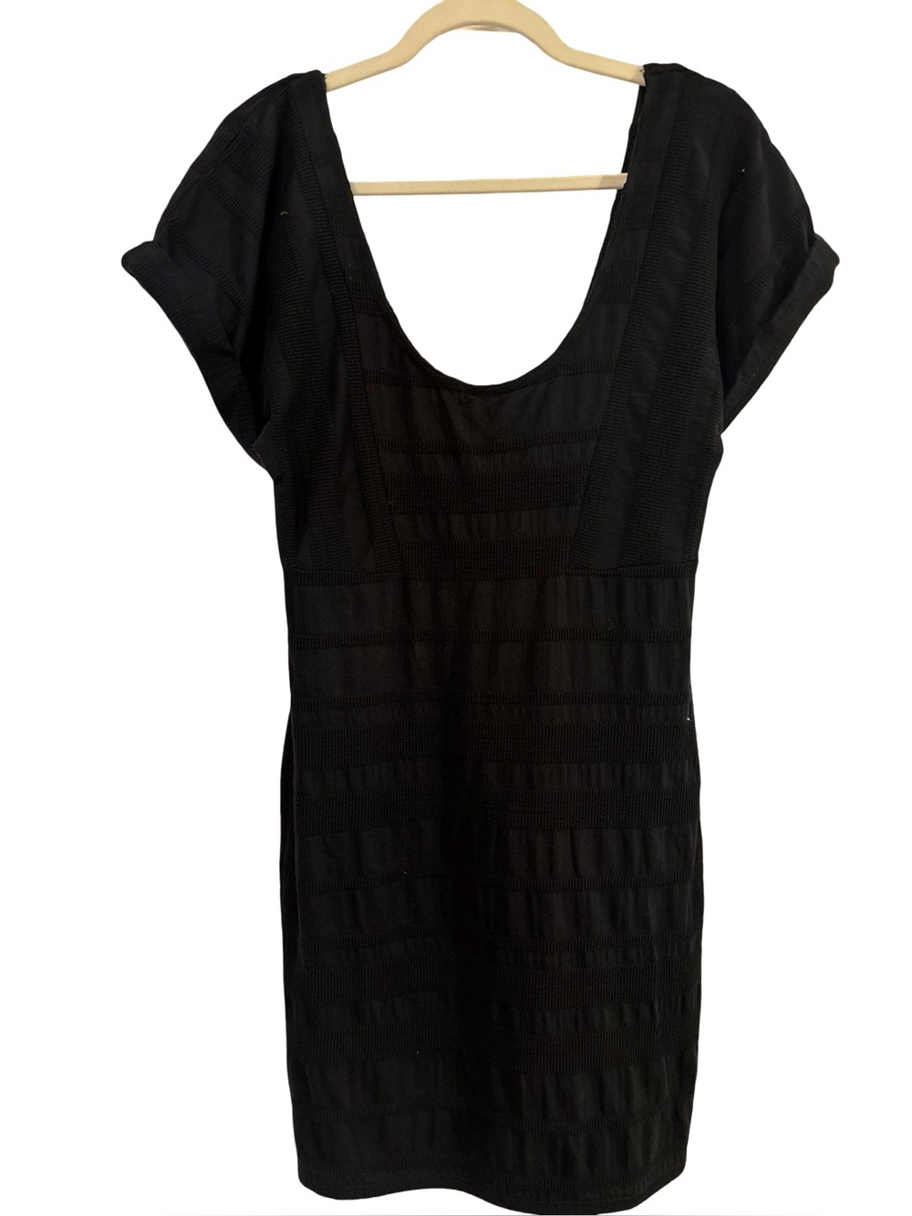 Urban Outfitters Black Scoop-Back Mini Dress